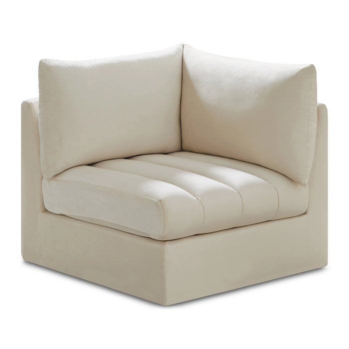 Jacob Cream Velvet Corner