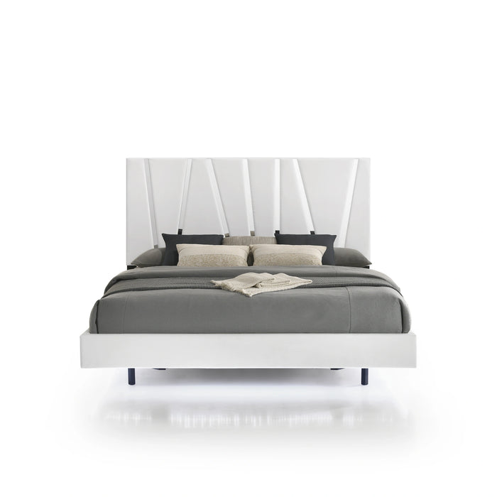 Europa 6/6 Ek Headboard, Footboard & Slats-White