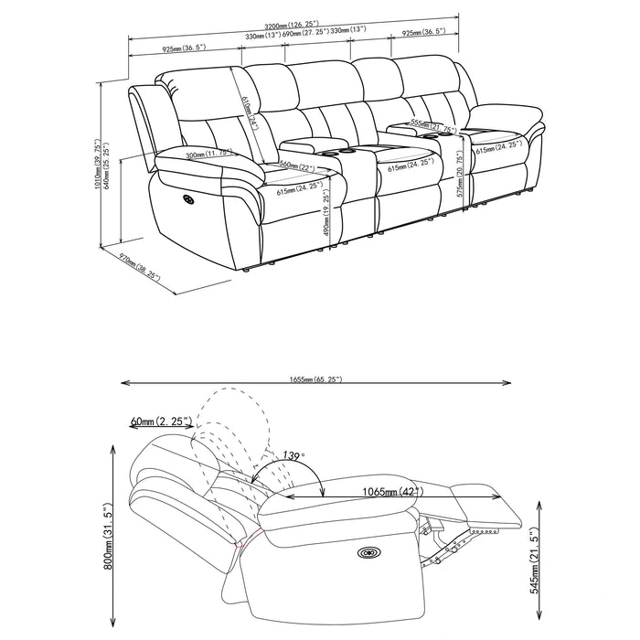 Bahrain Power Home Theater Seating
