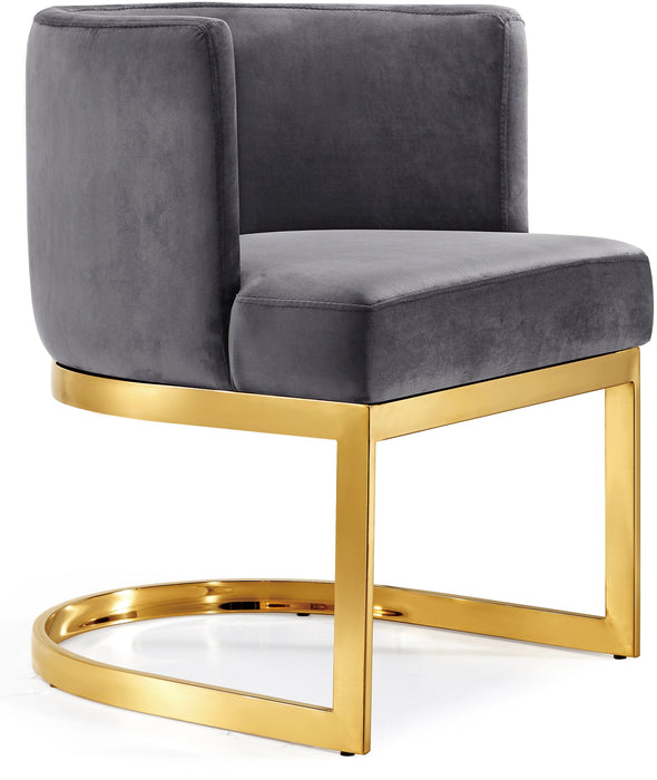 Gianna Grey Velvet Dining Chair