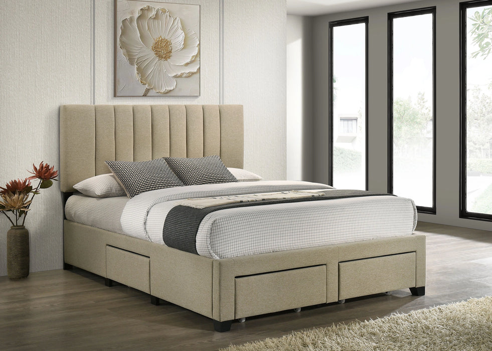 Wheatland Panel Platform Storage Bed