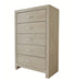 Crown Mark Furniture Jaylen 5 Drawer Chest in Gray image