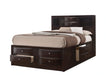 EMILY Q CAPTAINS BED HB/FB D.CHERRY CROWN MARK image