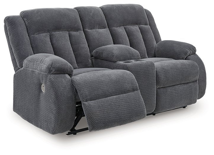 Observation Power Reclining Loveseat with Console