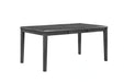 Gia 5 Pc 60" Dining Table & 4 Chairs-Gray