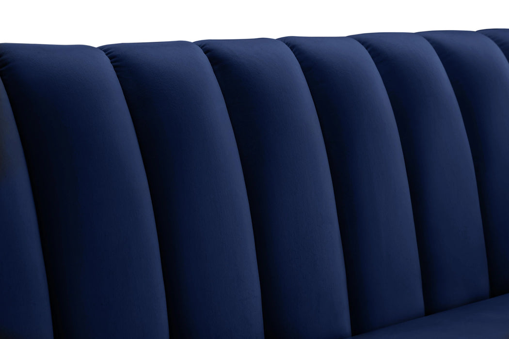 Dixie Navy Velvet Sofa