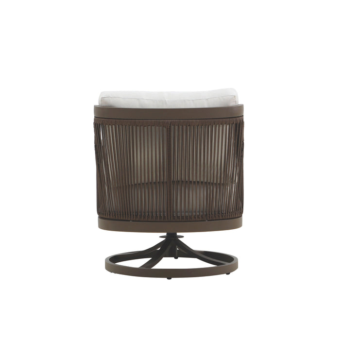 Genova Patio Swivel Club Chair W/Accent Pillow (2 Per Carton)