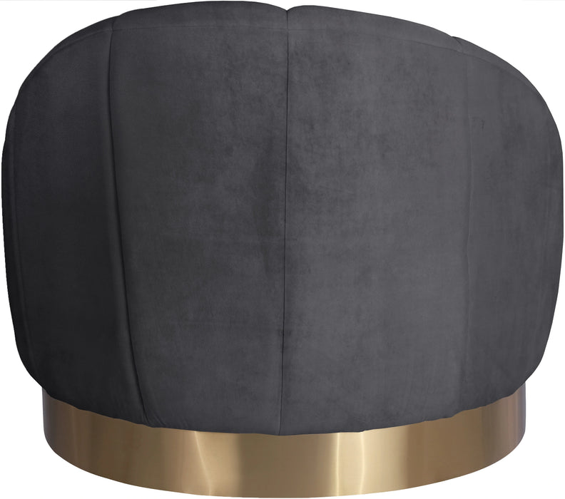 Shelly Grey Velvet Chair