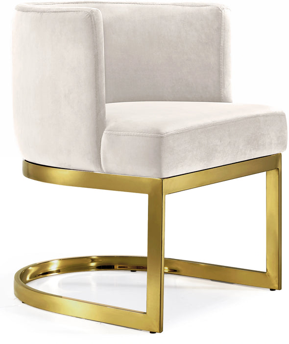 Gianna Cream Velvet Dining Chair