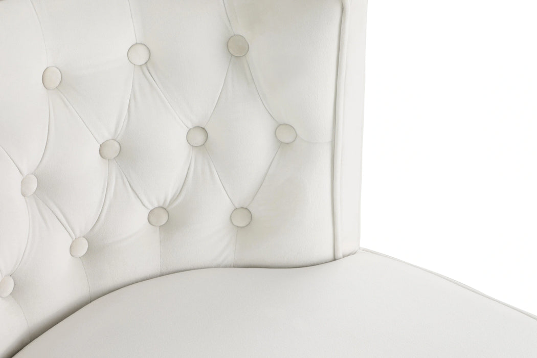 Perry Cream Velvet Dining Chair
