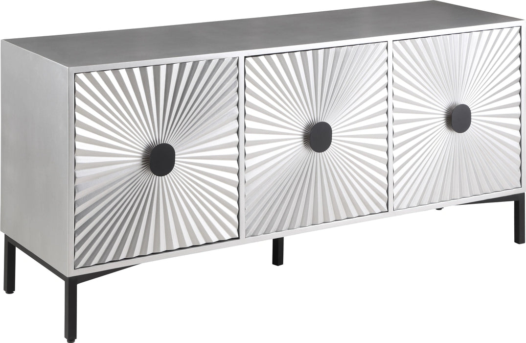 Glitz Antique Silver Sideboard/Buffet