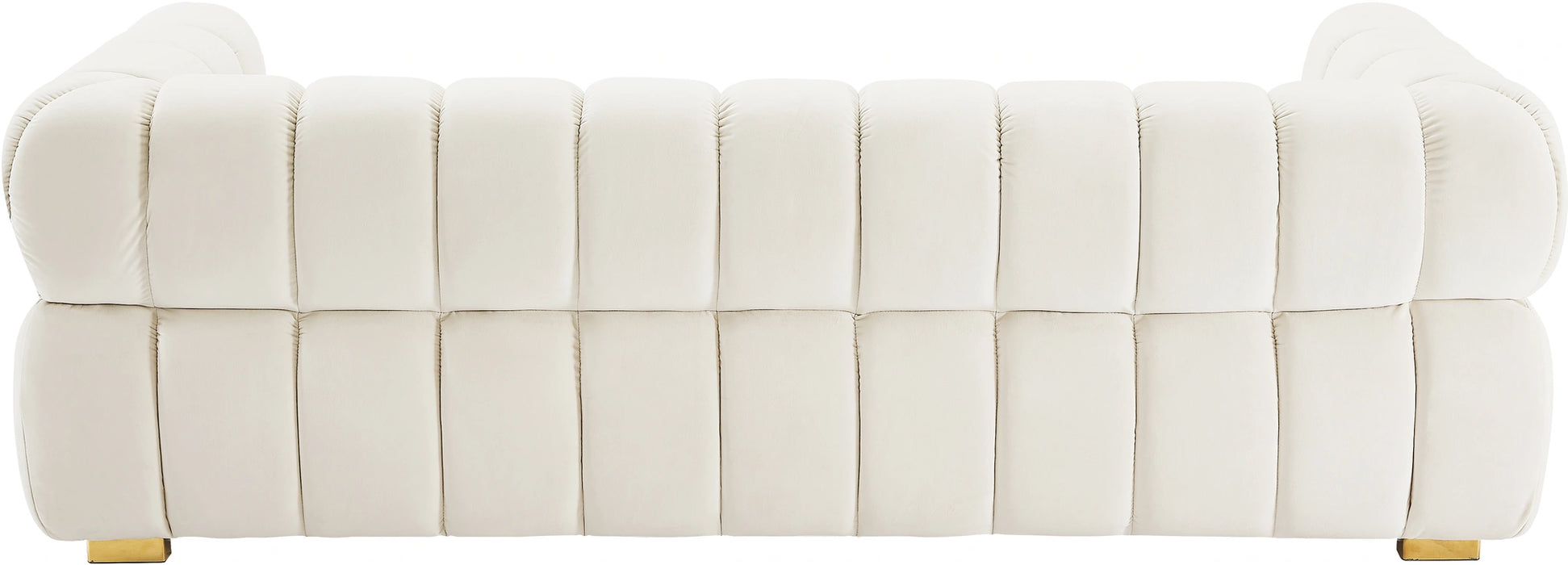 Gwen Cream Velvet Sofa