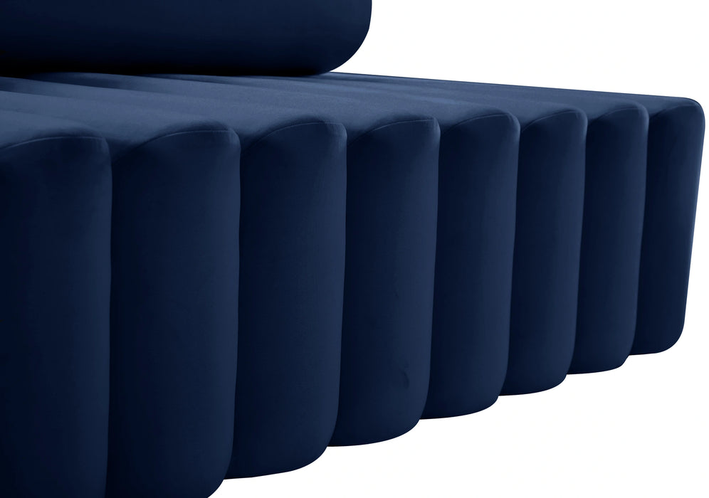 Melody Navy Velvet Sofa