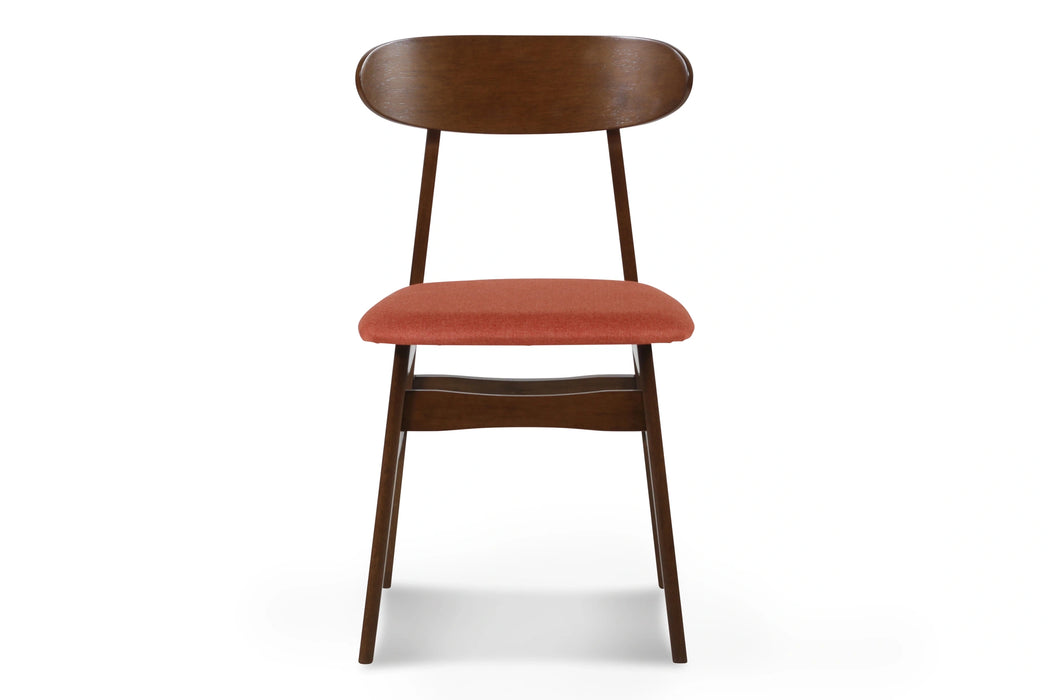 Morocco Dining Chair W/Orange Seat Cushion (2 Per Carton)
