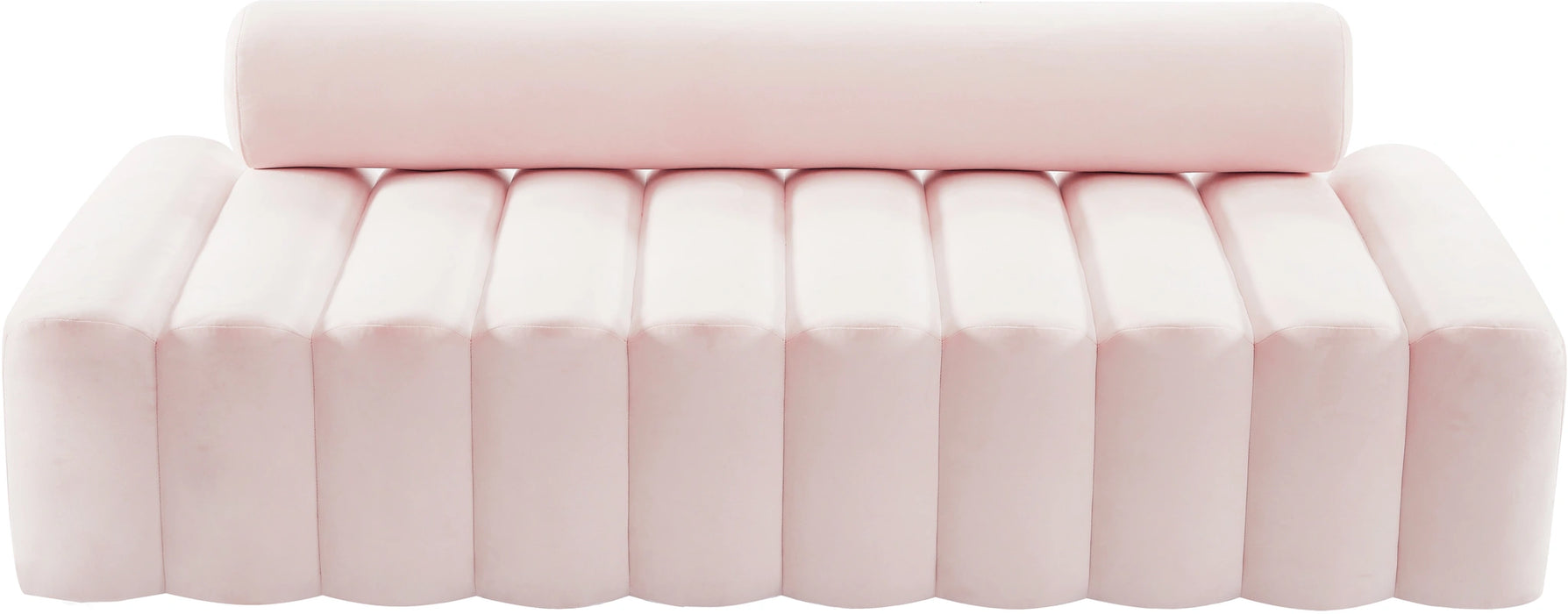 Melody Pink Velvet Sofa