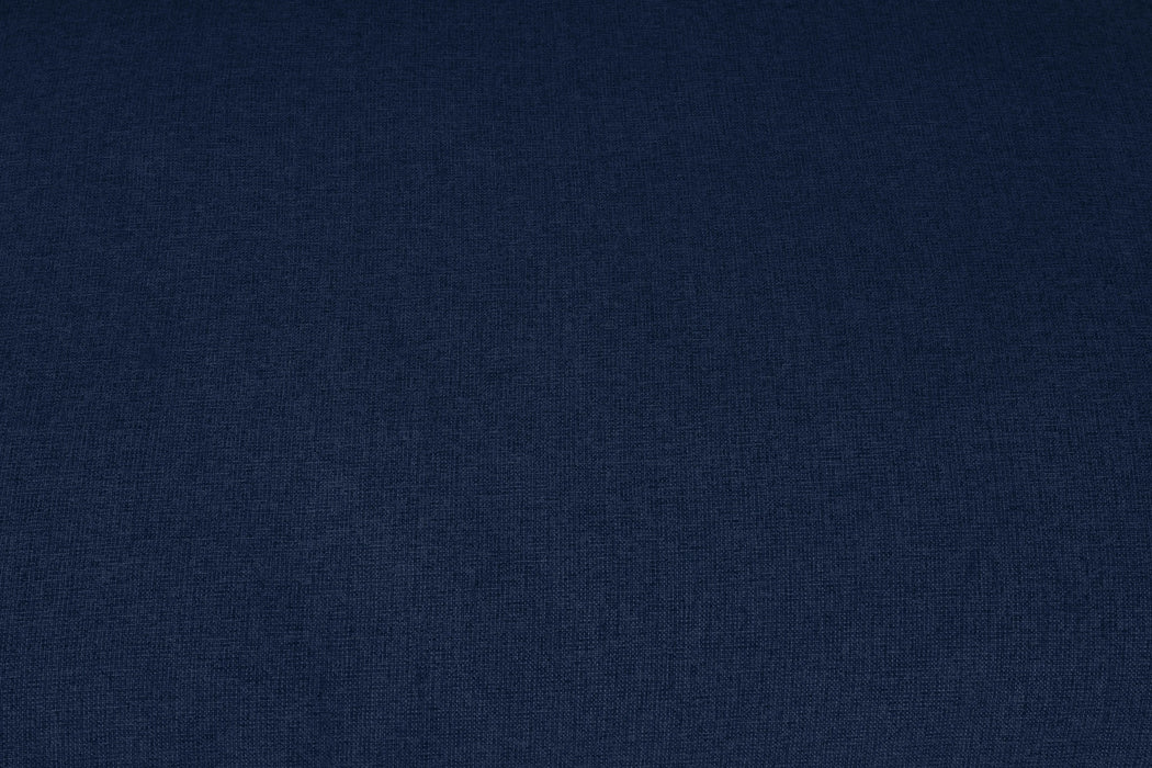 Serene Navy Linen Fabric Deluxe Cloud Corner Chair
