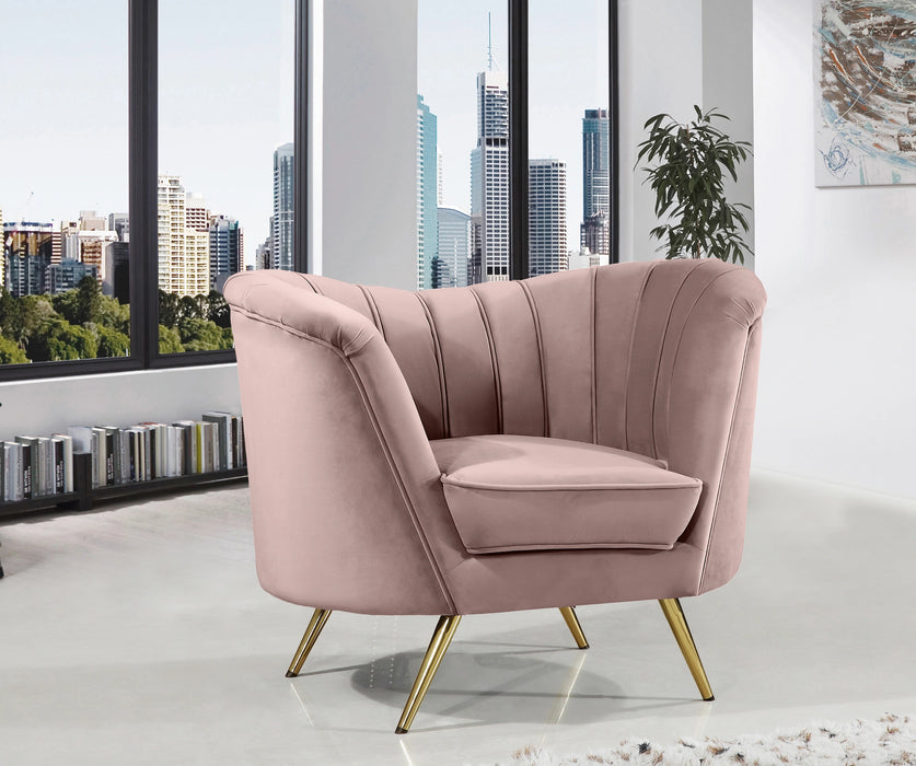 Margo Pink Velvet Chair