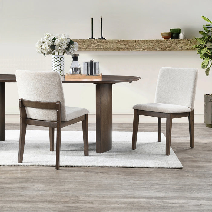 Kody Upholstered Dining Chair (2 Per Carton)-Cream