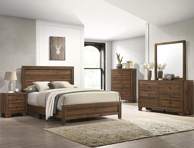 Crown Mark Millie Dresser in Brown Cherry image