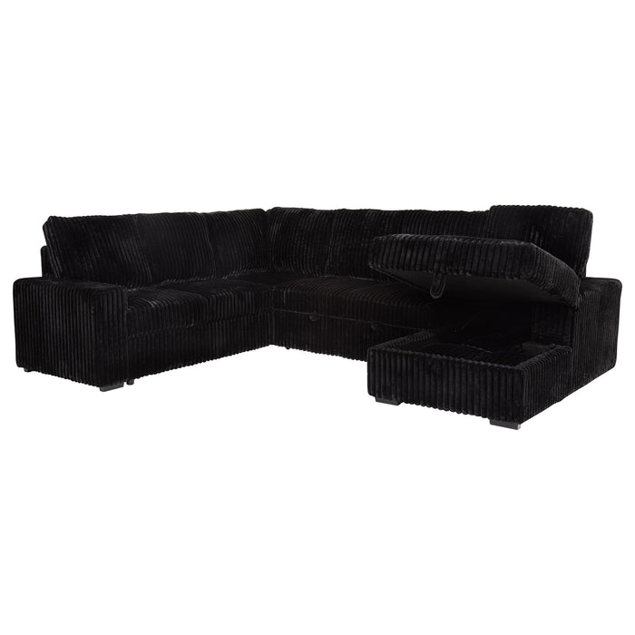 Devonshire Pull-Out Sleeper Sectional Sofa