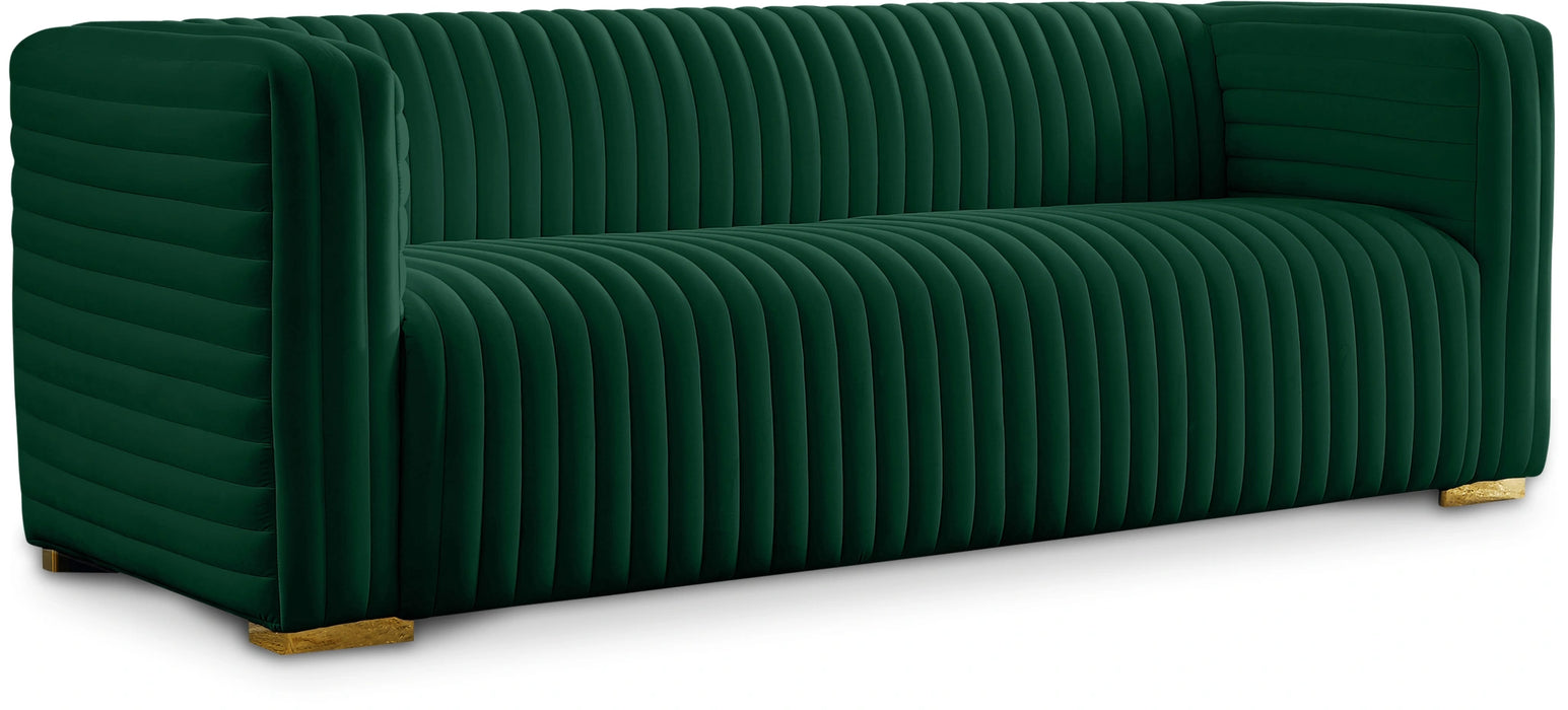 Ravish Green Velvet Sofa