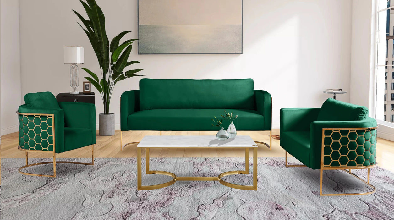 Casa Green Velvet Sofa