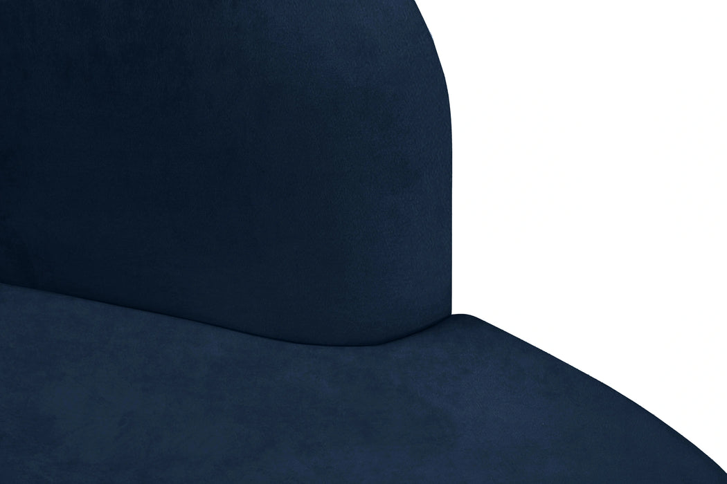 Mitzy Navy Velvet Sofa