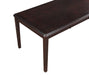 Gia 5 Pc 60" Dining Table & 4 Chairs-Ebony
