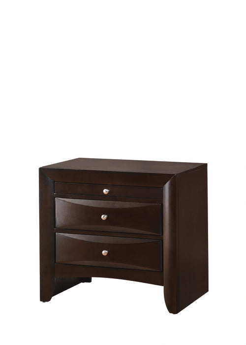 Emily Nightstand Dark Cherry