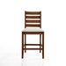 Pascal Ladderback Counter Chair (2 Per Carton)-Walnut