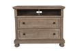 Allegra Media Console-Pewter