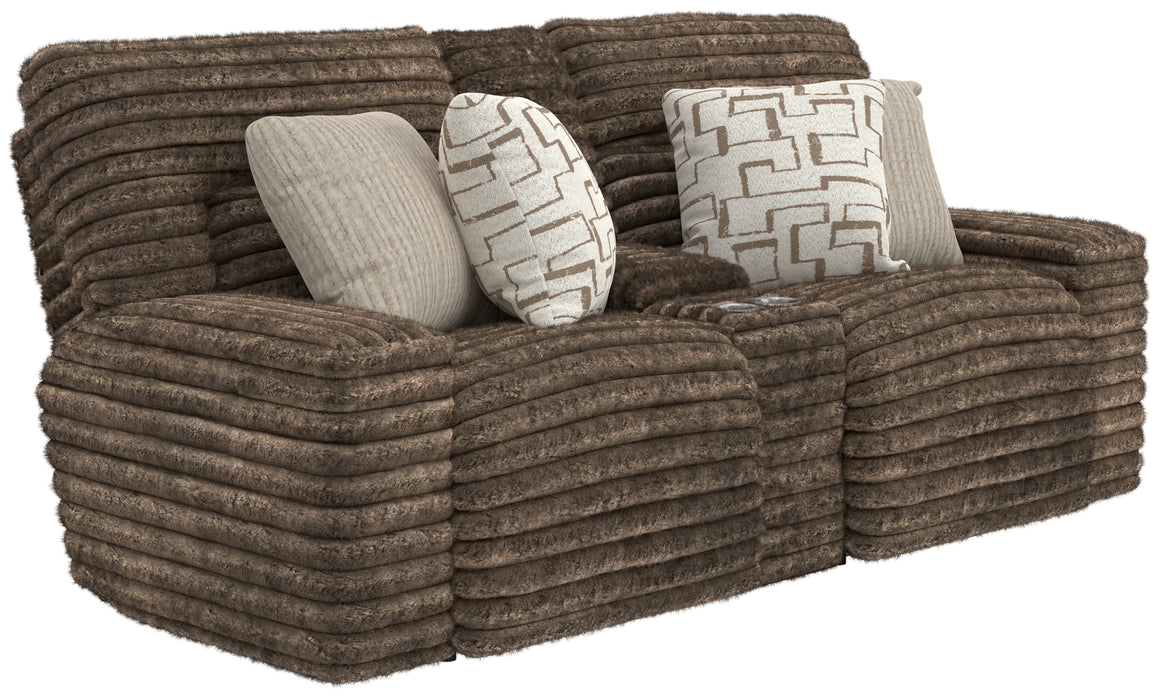 Lynx Power Reclining Console Loveseat w/Zero Gravity