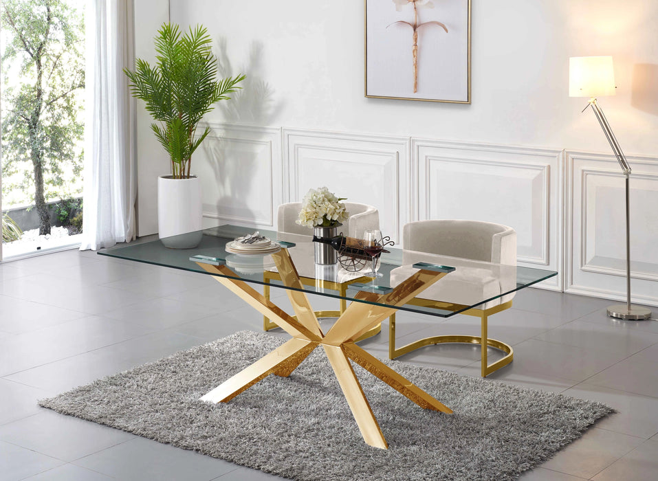 Gianna Cream Velvet Dining Chair