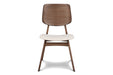 Oscar Chair With Natural Cushion-Walnut