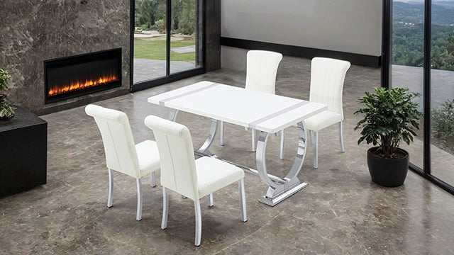 Holstebro 5 Pc 60" Dining Table Set