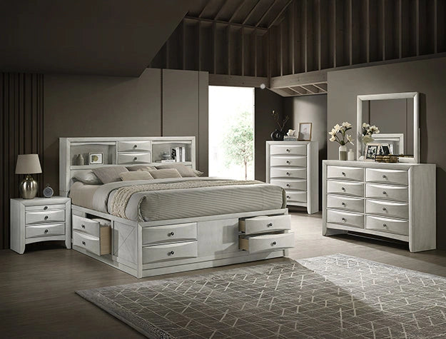Emily Night Stand White