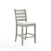 Pascal Ladderback Counter Chair (2 Per Carton)-Driftwood