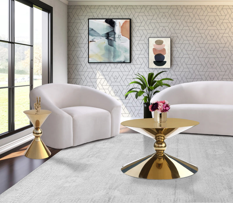Malia Gold End Table