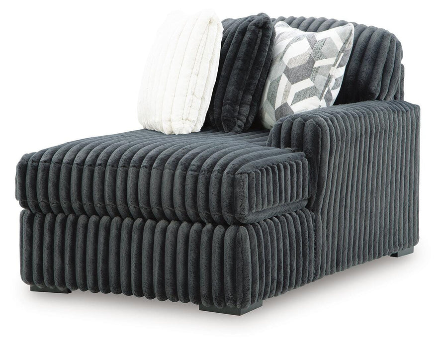 Midnight-Madness Sectional with Chaise