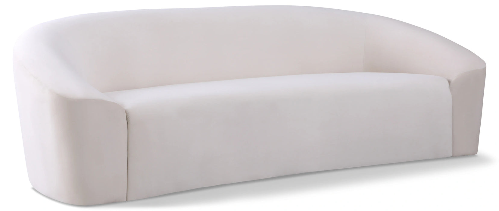 Riley Cream Velvet Sofa