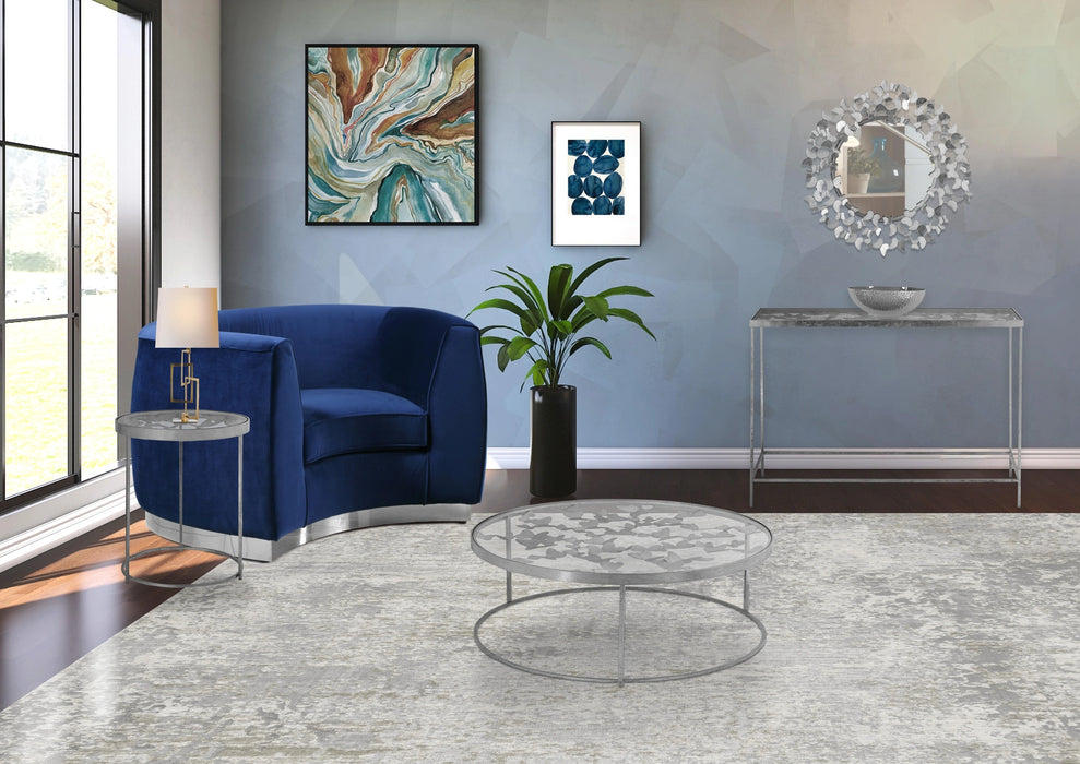 Butterfly Silver Console Table
