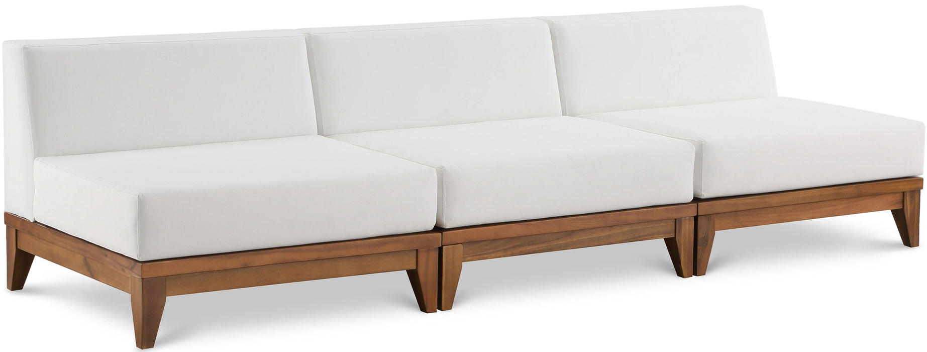 Rio Off White Waterproof Fabric Outdoor Patio Modular Sofa