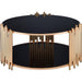 Acme Furniture Tanquin Coffee Table in Gold/Black 84490 image