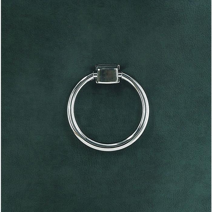 Dekel Green Fabric & Stainless Steel Side Chair