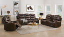 Braylon Brown PU Sofa+Loveseat (Motion) image