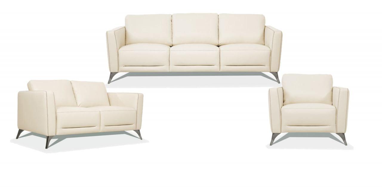 Malaga Cream Leather Sofa image