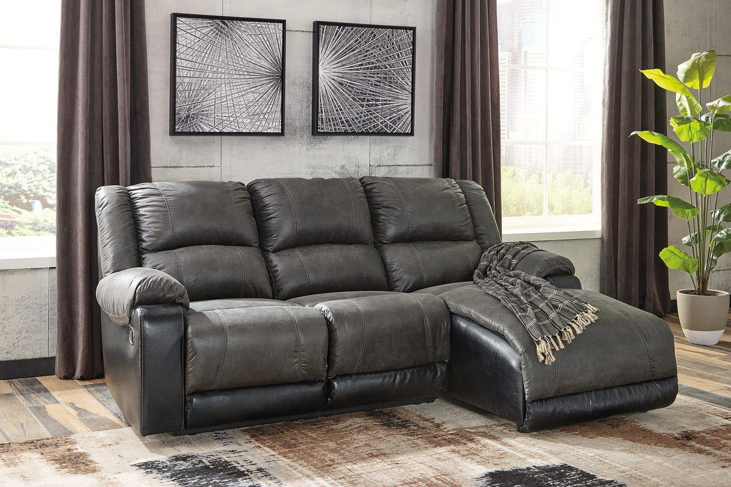 Nantahala 3-Piece Reclining Sectional with Chaise