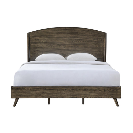 Rex 5/0 Q Headboard, Footboard & Slats-Walnut