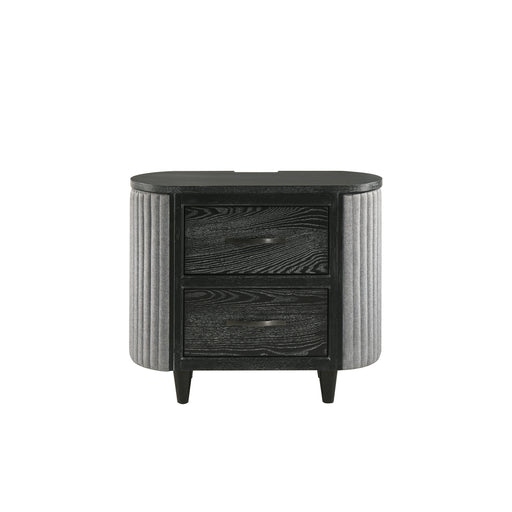 Skyline 2 Drawer Nightstand-Onyx