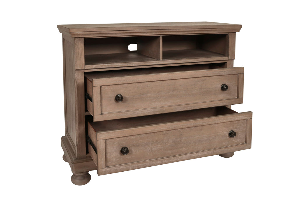 Allegra Media Console-Pewter